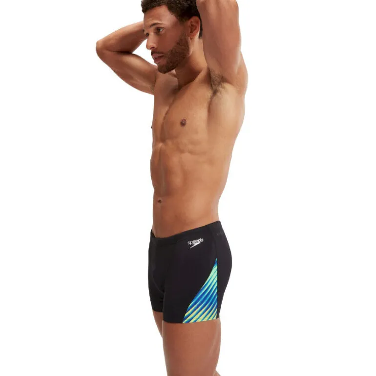 Speedo Eco+ Allovover Digi V-Cut Aquashort - Maillot de bain natation homme
