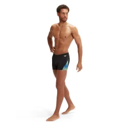 Speedo Eco+ Allovover Digi V-Cut Aquashort - Maillot de bain natation homme