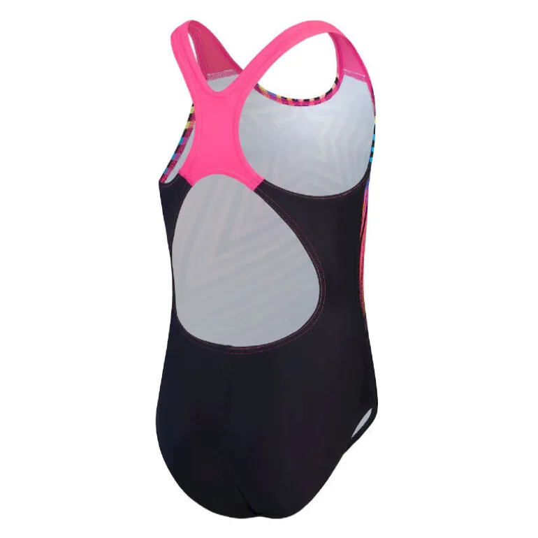 Speedo Girl's Eco+ Digital Placement Splashback - Maillot de bain