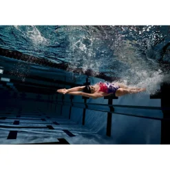 Speedo Women's Eco+ Placement Digital Vback - Maillot de bain natation femme