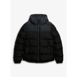 Superdry Colourblock Hooded Puffer Jkt - Doudoune homme