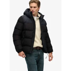 Superdry Colourblock Hooded Puffer Jkt - Doudoune homme