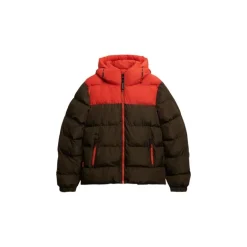 Superdry Colourblock Hooded Puffer Jkt - Doudoune homme