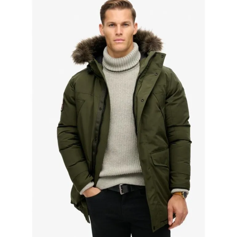 Superdry Everest Faux Fur Parka Jacket - Parka homme
