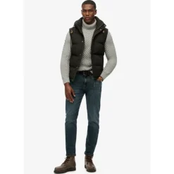 Superdry Everest Hooded Puffer Gilet - Doudoune homme