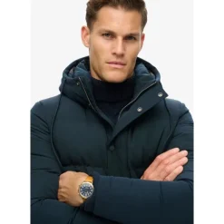 Superdry Everest Short Hooded Puffer - Doudoune homme