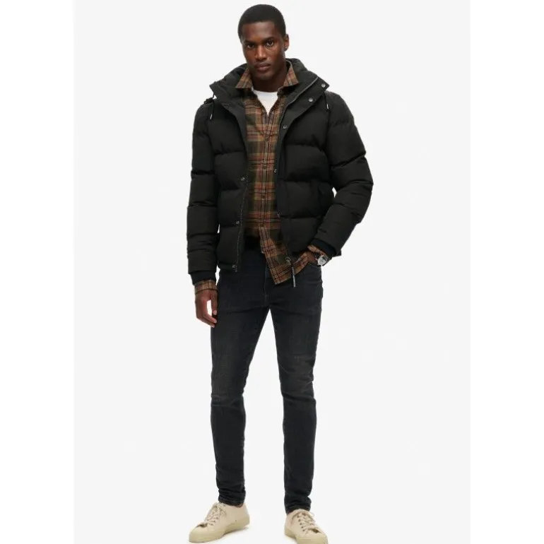 Superdry Everest Short Hooded Puffer - Doudoune homme