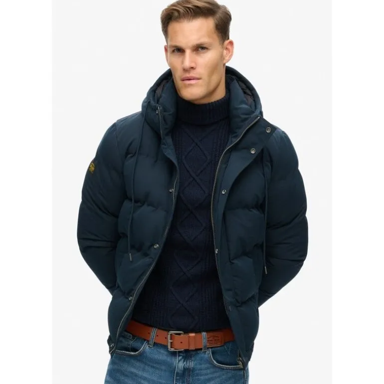 Superdry Everest Short Hooded Puffer - Doudoune homme