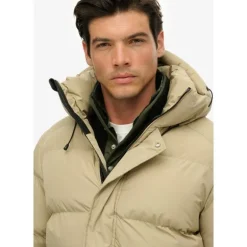 Superdry Hooded Mid Length Sports Puffer - Doudoune homme