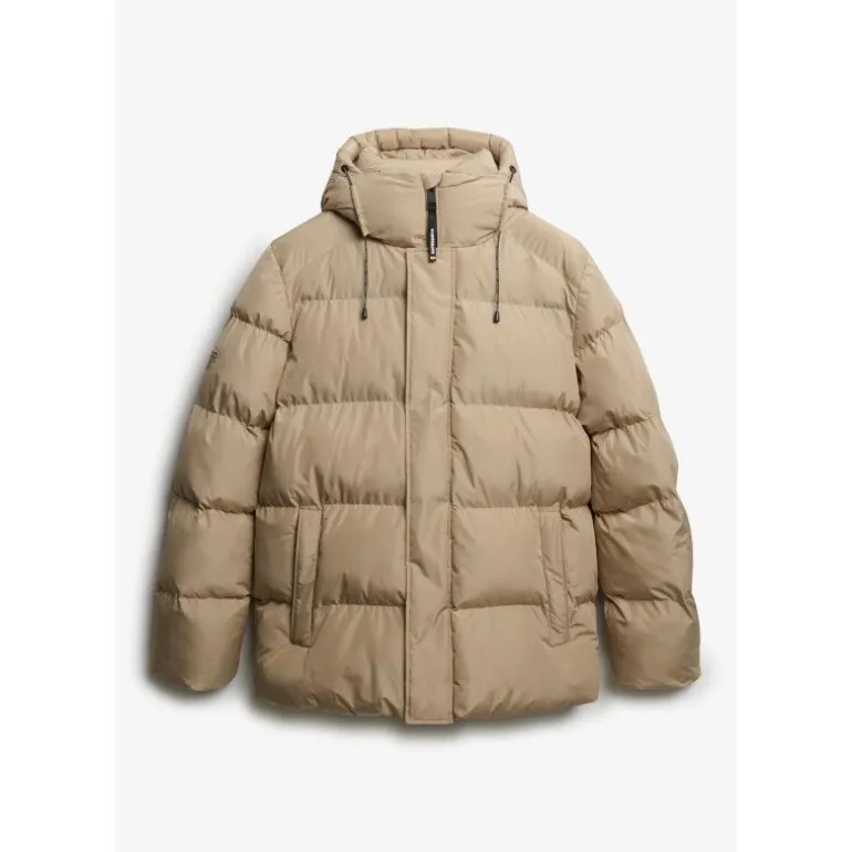 Superdry Hooded Mid Length Sports Puffer - Doudoune homme