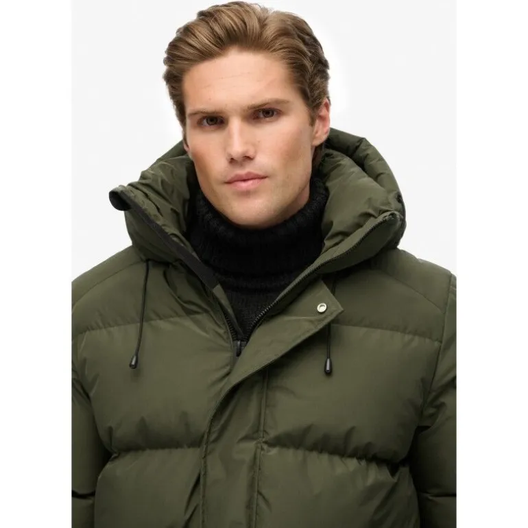 Superdry Hooded Mid Length Sports Puffer - Doudoune homme