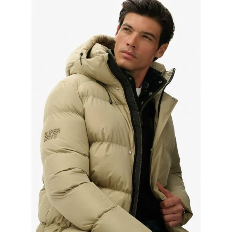 Superdry Hooded Mid Length Sports Puffer - Doudoune homme