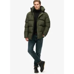Superdry Hooded Mid Length Sports Puffer - Doudoune homme