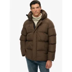 Superdry Hooded Mid Length Sports Puffer - Doudoune homme