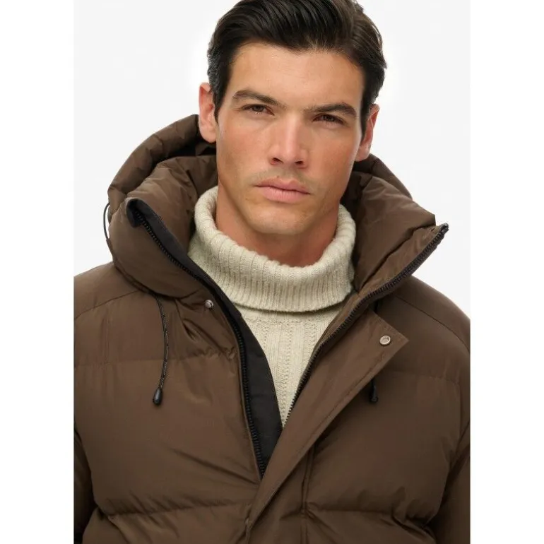 Superdry Hooded Mid Length Sports Puffer - Doudoune homme