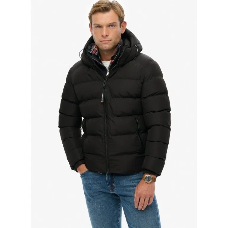 Superdry Hooded Sports Puffer Jacket - Doudoune homme