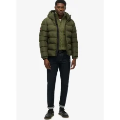 Superdry Hooded Sports Puffer Jacket - Doudoune homme