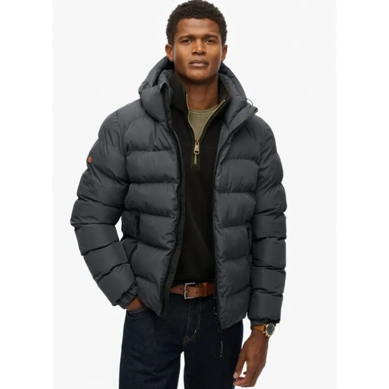 Superdry Hooded Sports Puffer Jacket - Doudoune homme