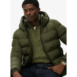 Superdry Hooded Sports Puffer Jacket - Doudoune homme