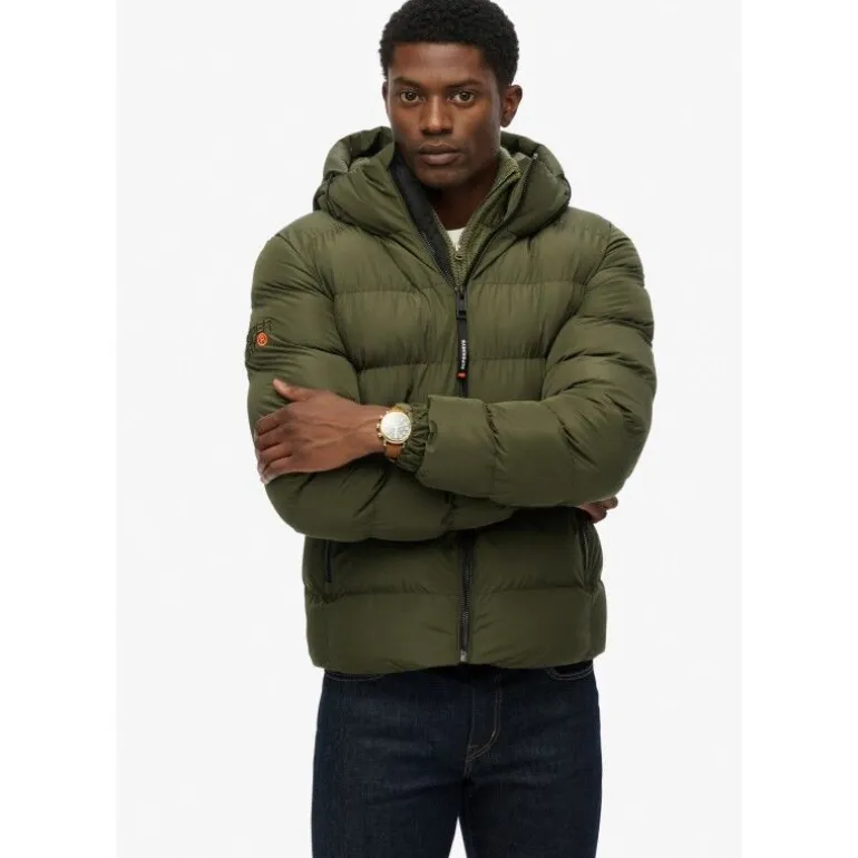 Superdry Hooded Sports Puffer Jacket - Doudoune homme