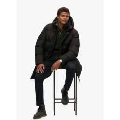 Superdry Hooded Sports Puffer Mid Jkt - Doudoune homme