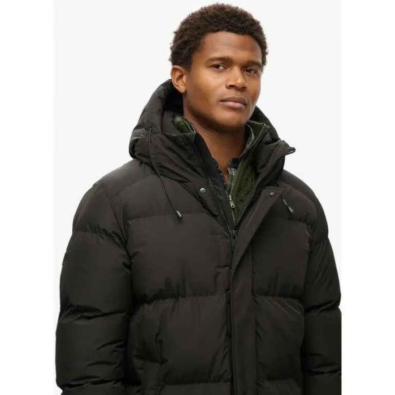 Superdry Hooded Sports Puffer Mid Jkt - Doudoune homme
