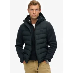 Superdry Hooded Storm Knit Hybrid Jkt - Doudoune homme