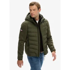 Superdry Hooded Storm Knit Hybrid Jkt - Doudoune homme