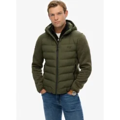 Superdry Hooded Storm Knit Hybrid Jkt - Doudoune homme