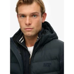 Superdry Hooded Storm Knit Hybrid Jkt - Doudoune homme