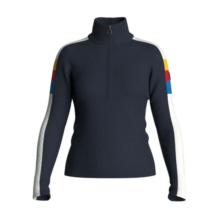 We Norwegians Varden Zip Up - Pull en laine mérinos femme
