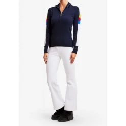 We Norwegians Varden Zip Up - Pull en laine mérinos femme