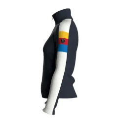 We Norwegians Varden Zip Up - Pull en laine mérinos femme