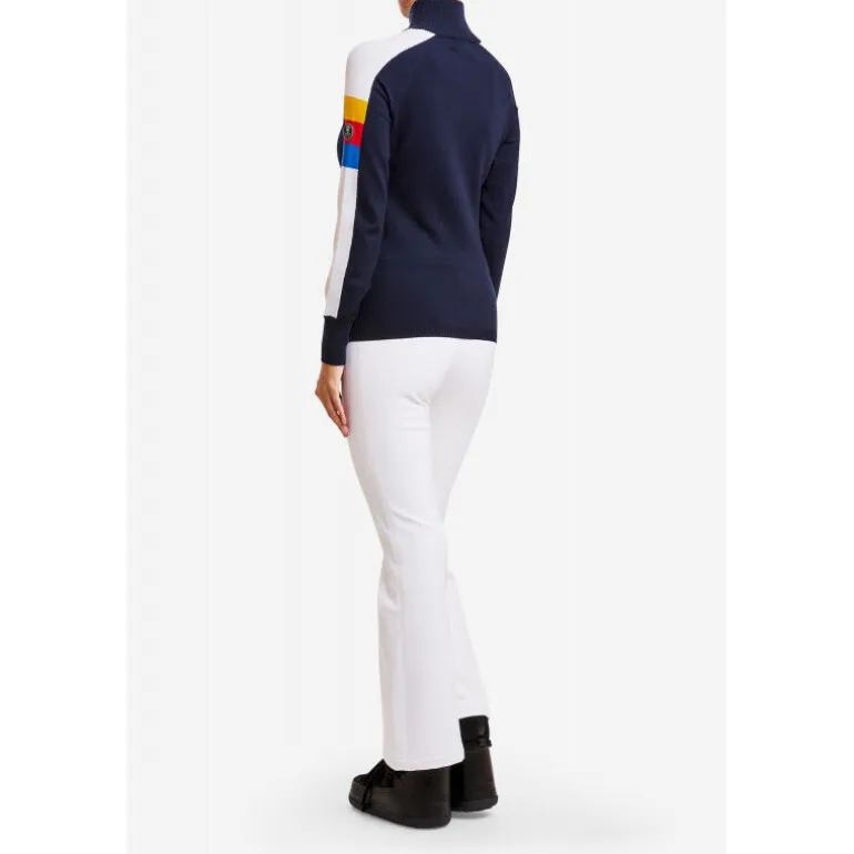 We Norwegians Varden Zip Up - Pull en laine mérinos femme