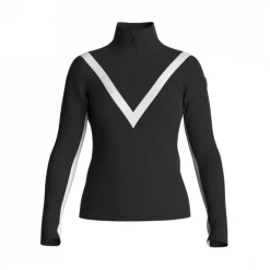 We Norwegians Voss Chevron Zip Up - Pull en laine mérinos femme