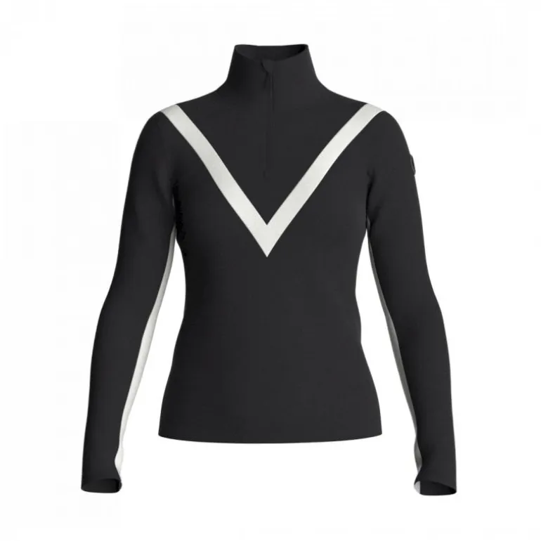 We Norwegians Voss Chevron Zip Up - Pull en laine mérinos femme